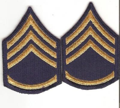 Post WWII Non-Combatant Staff Sergeant Rank