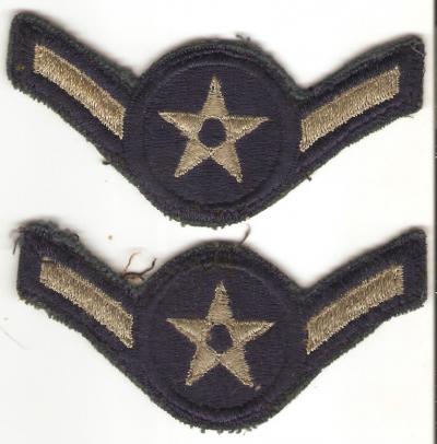 USAF Airman Rank 1950's