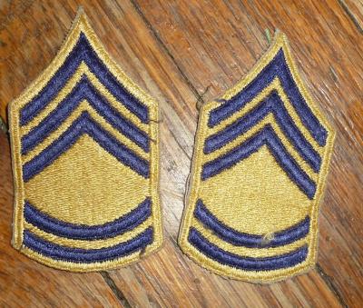 Army Sergeant 1st Class Rank 1948-51