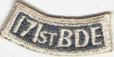 Scroll 171st BDE Patch Rocker