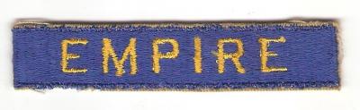 Patch Tab Empire 27th Armored