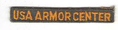 Patch Tab USA Armored Center