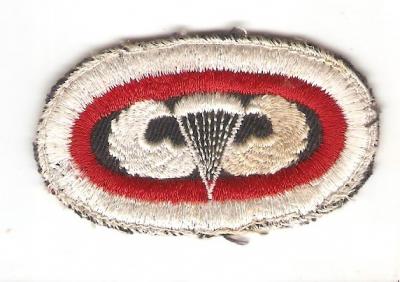 Oval 11th Airborne Division HQ Jump Wing