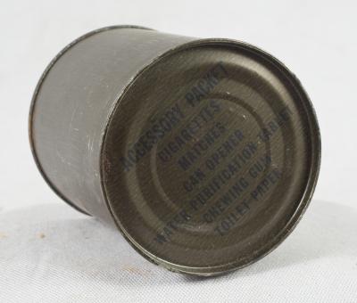 Unopened Accessory Packet Ration Tin 1951