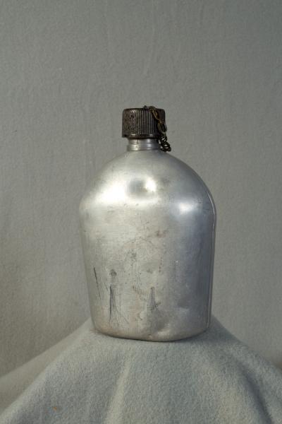 Korean War Aluminum Canteen 1953