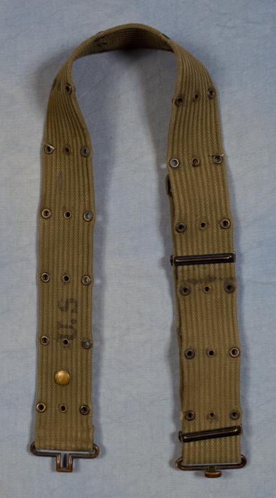 Korean War Era Web Pistol Belt 1952