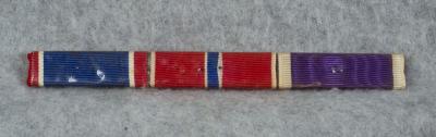 Ribbon Bar 3 Place Purple Heart DSC