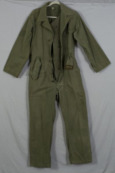  Army HBT Coveralls 1950's Small