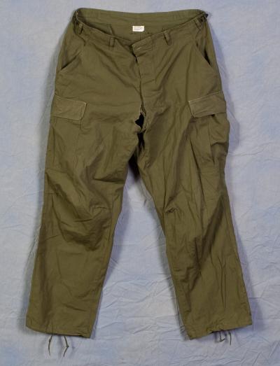 Early Vietnam Era Jungle Trousers Poplin Large