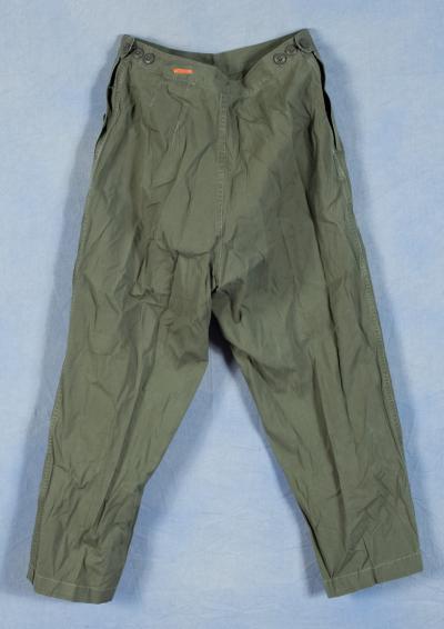 Vietnam Era Women's Utility Slacks Poplin 1971