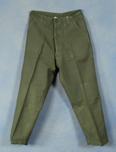 Early Vietnam Era Sateen Field Trousers 38x33