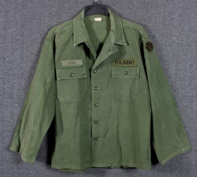 Sateen Shirt Vietnam era 89th Division Large