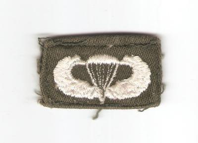 US Army Paratrooper Jump Wing Patch