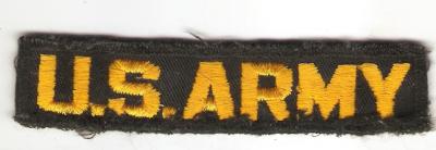 US Army Tape Theater Made Patch