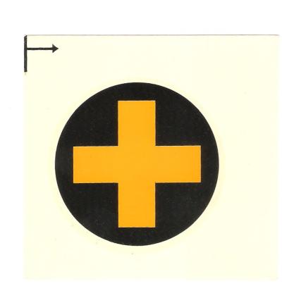 Helmet Transfer Decal 33rd Infantry Division 1960s