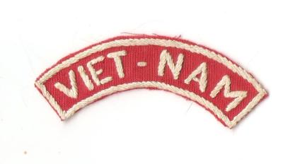 Patch Beret Boonie Cap Arc Tab Rocker Vietnam