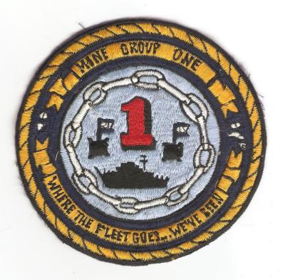 USN Navy Mine Group One Patch