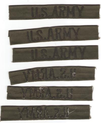 US Army Uniform Tape Theater Made