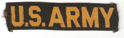 US Army Uniform Tape Early Vietnam Era