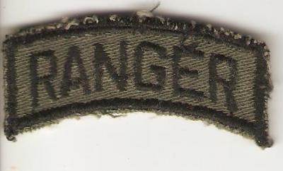 Vietnam Theater Made Ranger Tab Patch