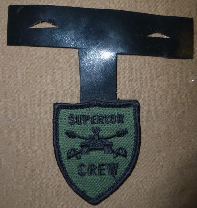 Superior Tank Crew Pocket Patch