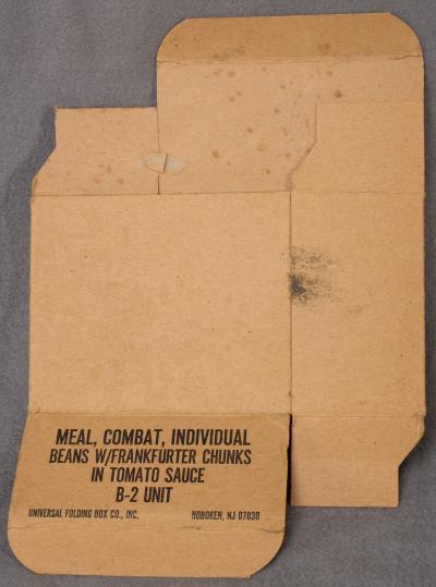 B-2 Unit Individual Combat Meal Beans Franks