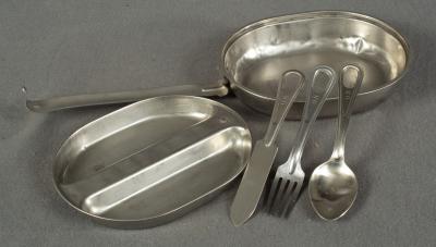 Vietnam Era Mess Kit 1966 and Utensils 