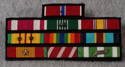 Vietnam Era Ribbon Rack 10 Place