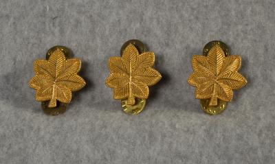 Major Rank Insignia Set of 3 Vietnam Era