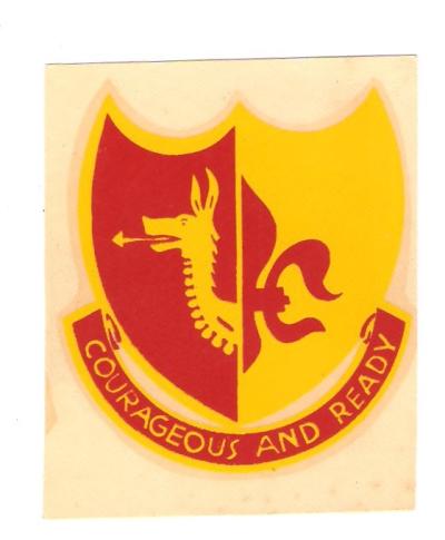 Helmet Decal Army 932nd Artillery Battalion