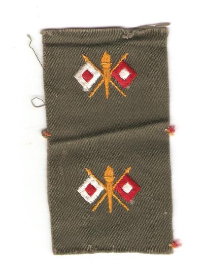 Vietnam era Signal Corps Officers Collar Insignia