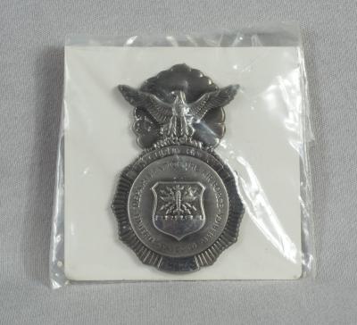 Air Force Security Police Force Numbered Badge SP