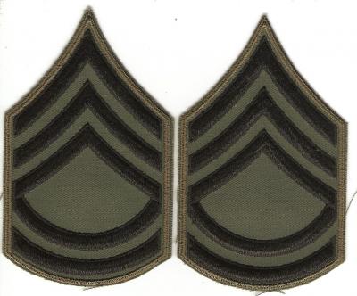 Vietnam Subdued Sergeant 1st Class Rank