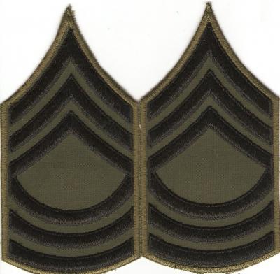 Vietnam Subdued Master Sergeant Rank