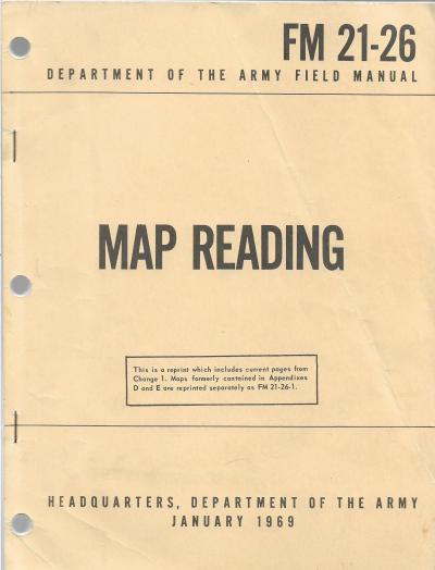 US Army Manual FM 21-26 Map Reading 1969