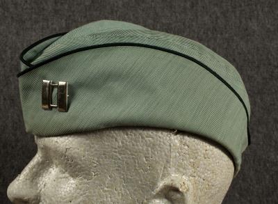 US WAC Army Womens Summer Seersucker Garrison Cap