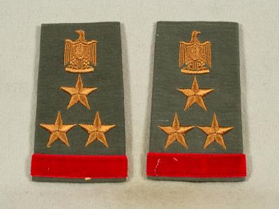  Iraqi General Shoulder Boards Saddam era