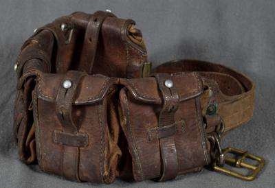 WWI Swedish Mauser 5 Pouch Ammo Belt