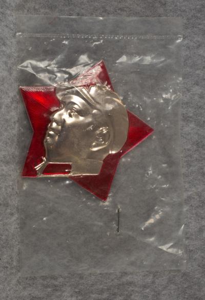 Communist China Mao Zedong Patriotic Badge