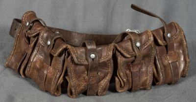 WWI Swedish Mauser 5 Pouch Ammo Belt