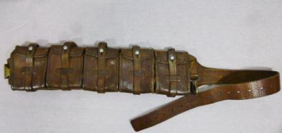 WWI Swedish Mauser 5 Pouch Ammo Belt