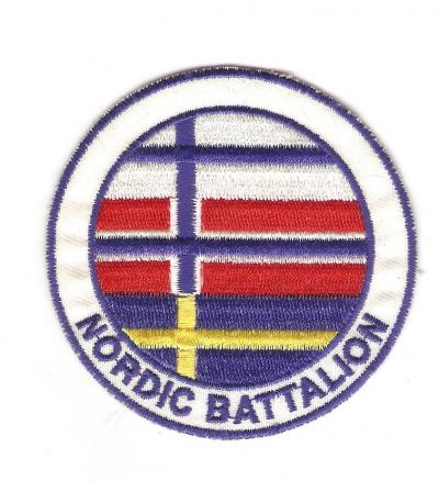 UN UNPROFOR Sweden Norway Finland NORDIC BATTALION