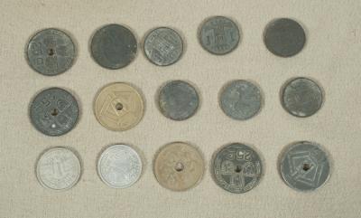 WWII era Belgian & French Coin Lot