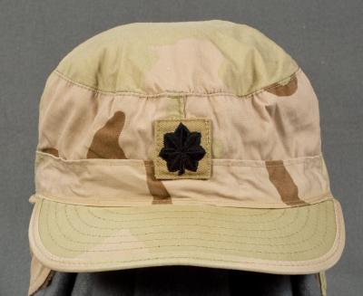 DCU Field Cap Hat Desert Modified Named Officer