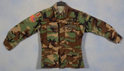 Army BDU Woodland Field Shirt 1st Infantry Div