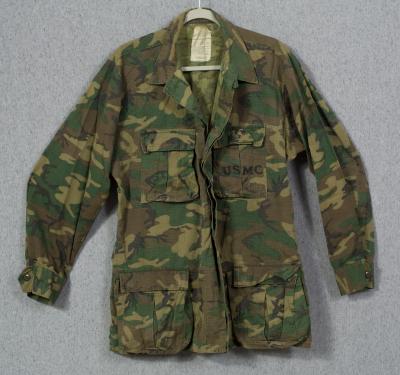 Post Vietnam USMC ERDL Field Coat Large Long