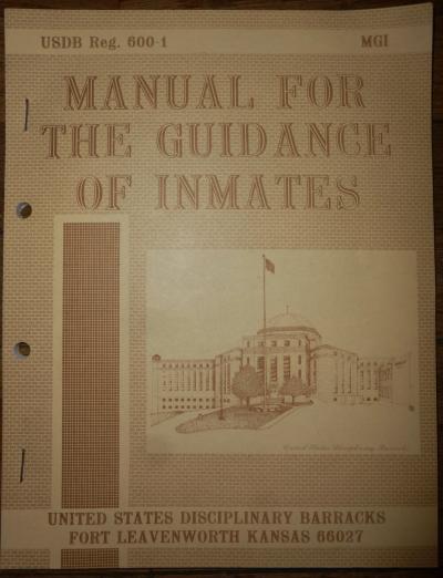 USDB Prison Inmate Manual Leavenworth