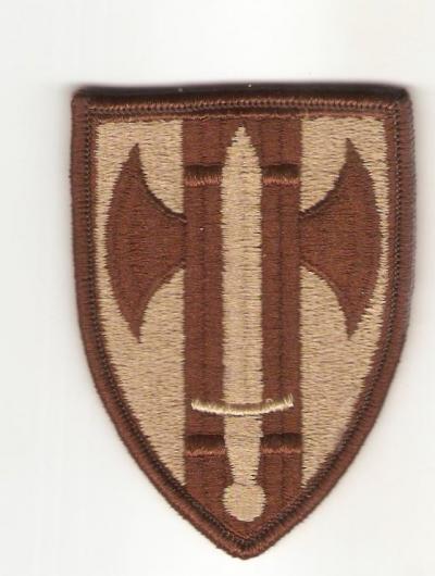 Desert DCU Subdued 18th MP Bde Patch