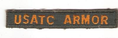 Patch Tab USATC Armor