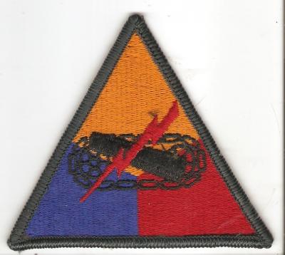 US Army Armored School Patch